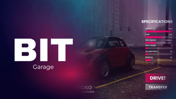GARAGE SYSTEM FiveM | BIT Scripts | FiveM Scripts | Tebex | Script ...